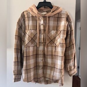 Altar’d State Plaid Hooded Jacket